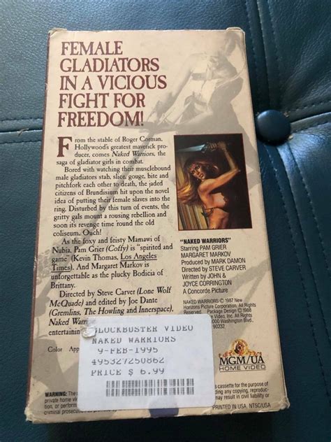 NAKED WARRIORS NTSC VHS Pam Grier EBay