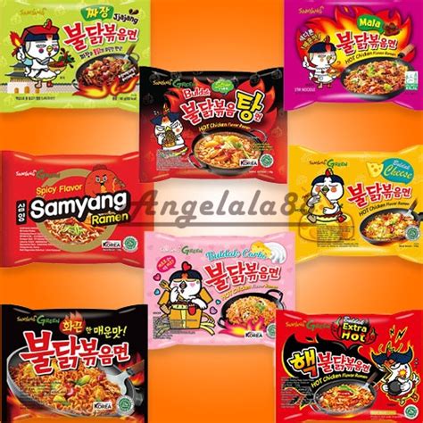 Jual Samyang Hot Spicy Nuclear Cheese Carbonara Original Jjjang Stew Spicy Flavor Soup Ramen