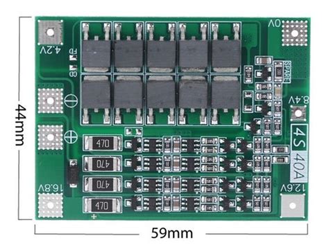 Placa Bms S A V C Balanceamento E Indicador De Carga