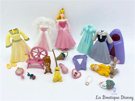 Figurine Fashion Polly Pocket Aurore La Belle Au Bois Dormant Disneyland Paris Disney Princess