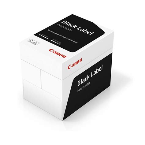 Canon Black Label A4 Copier Paper 80gsm Box Of 5 Reams