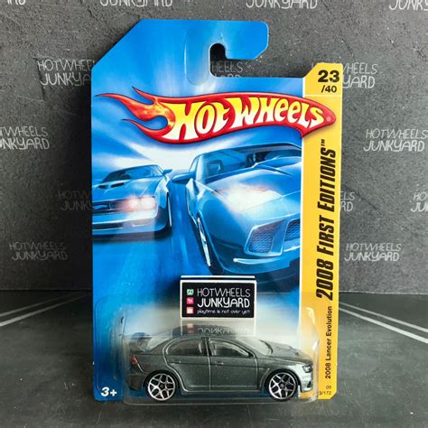 Jual Hot Wheels Mitsubishi Lancer Evolution First Editions Silverstone Shopee Indonesia