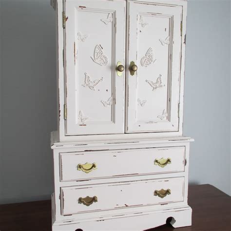 Shabby Chic Armoire Wardrobe Etsy