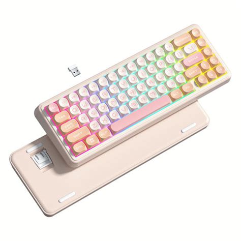 Getuscart Womier Wk Keyboard Wireless Mechanical Gaming Keyboard Hot Swappable Gasket