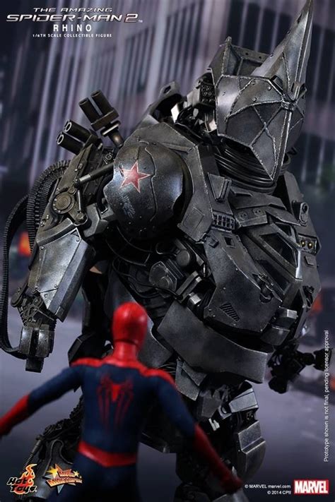 Amazing Spider Man Hot Toys Rhino Revealed Photos Marvel Toy News