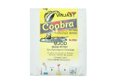 Спиртовые дрожжи для медовухи Coobra (10 грамм)