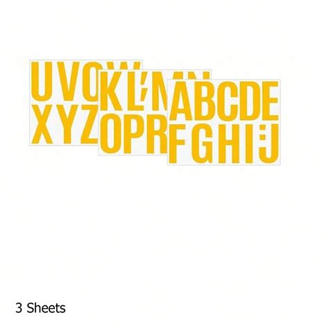 3 Pictures Large Letter Sticker Letter Sticker Self Adhesive Letter
