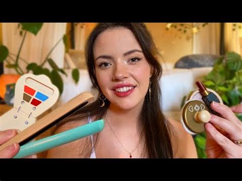 ASMR Wooden Pampering Skincare Makeup Haircut More Personal