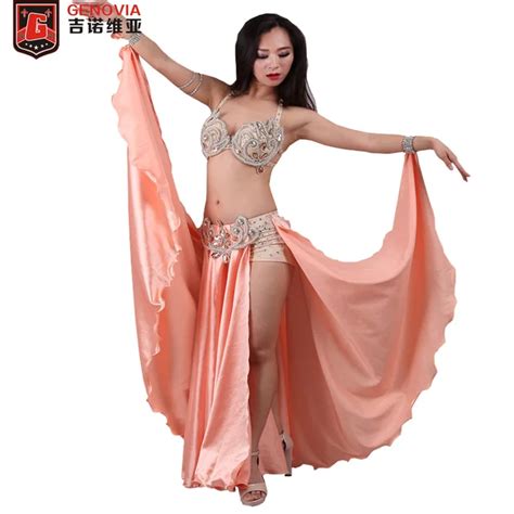 Professional Belly Dancing Costumes Set Performance Diamond 2pcs Bra