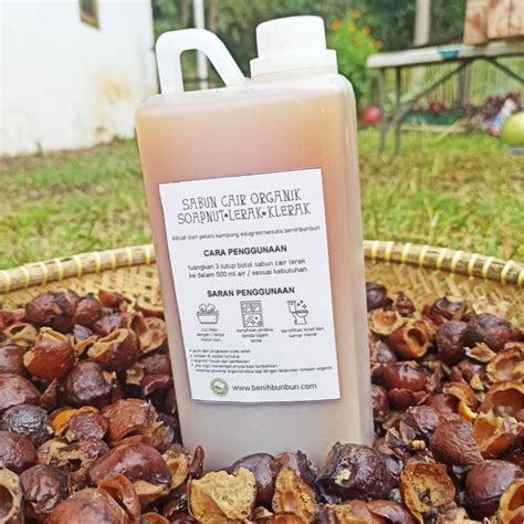 Jual Sabun Organik Cair Liter Lerak Klerak Soapnut Untuk Batik Clodi