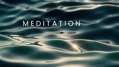 1 Stunde Meditation Mit Friedlichen Wellen Und Musik Zur Entspannung