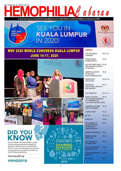 Resources The Hemophilia Society Of Malaysia