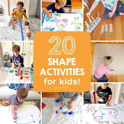 20 Shape Activities for Preschool - Days With Grey