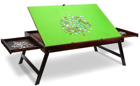 jigsaw puzzle table storage folding tilting table board drawers 1000 pcs mat | Wish