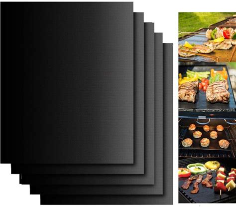 Copper Grill Mat Set Of 3 Non Stick Bbq Grill Baking Mats