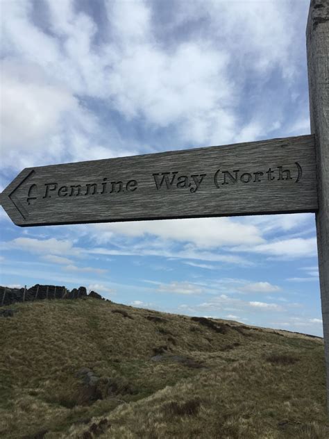 Part Of The Pennine Way Adventure British Country Great Britain