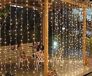 Гирлянды светодиодные занавесы LED (световые дожди) для улицы и дома ...