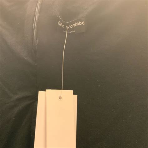 Naked Wardrobe Dresses Naked Wardrobe Feather Trim Black Mini Dress Size L Poshmark