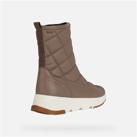 Geox Falena B Abx Waterproof Boots Chestnut Woman Geox