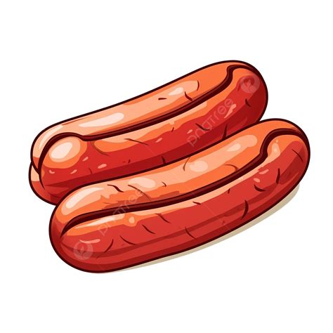 Sausage Fast Food Cartoon Food Clipart Cartoon Clipart Sausage