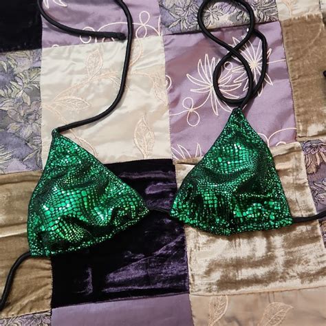 Swim Metallic Bikini Top Poshmark