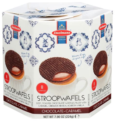 - DAELMANS: Stroopwafels Choc Crml Hx, 7.9 oz Elements of Nutrition