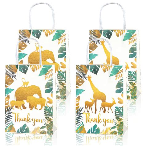 Buy Jungle Safari Party Favor Bags 24 Pcs Jungle Animal Theme Candy