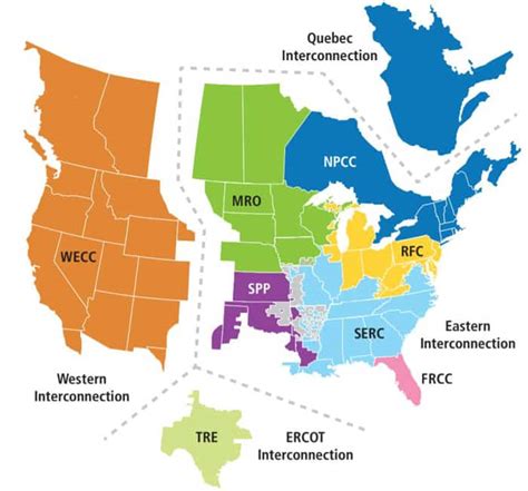 Map Of The Us Power Grid - 2024 Schedule 1