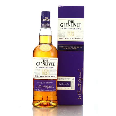 glenlivet captains reserve whisky auctioneer