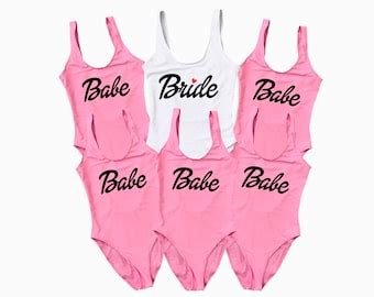 Bride Babe Bathing Suit Etsy