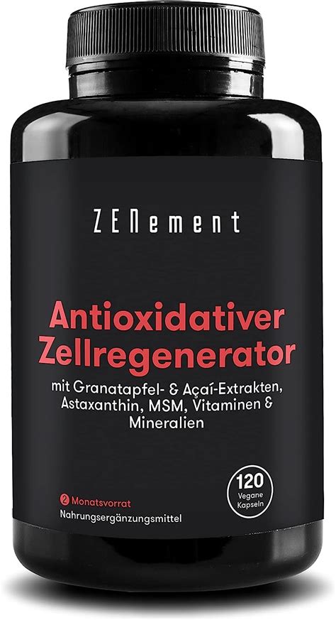 Антиоксидантный регенератор клеток, против старения Zenement – 120 ...