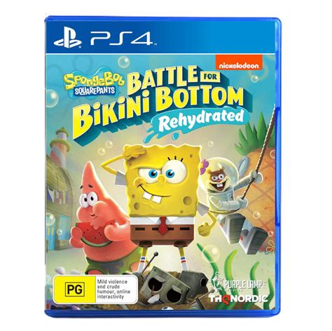 Spongebob Squarepants Battle For Bikini Bottom Rehydrated PS4 Appleby Games