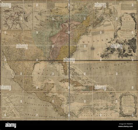 An Accurate Map Of North America Describing And Distinguishing The