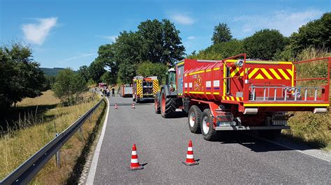 B Schungsbrand L Burgjo Mernes Feuerwehr Oberndorf Jossgrund