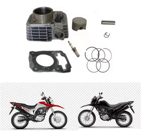 Kit Cilindro Completo Honda Bross 150 Calidad Agencia Oem Meses Sin