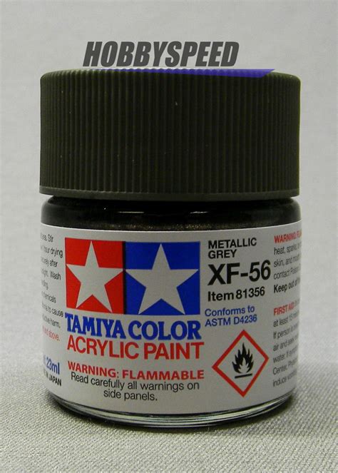 TAMIYA XF-56 ACRYLIC PAINT - METALLIC GREY 23ml BOTTLE 81356