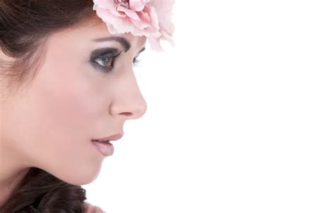 Wallpaper Flower Brunette Female For Mobile And Desktop Section Resolution X