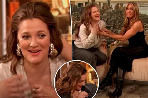 Drew Barrymore Experiences First Hot Flash On TV With Jennifer Aniston Flipboard