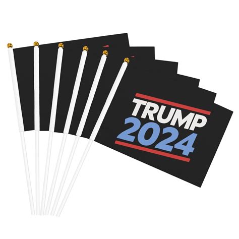 Amazon.com : Trump 2024 Flag Small Mini Hand Held Flags 5.5x8.2 Inch