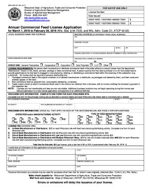 Fillable Online Datcp Wi Arm Acm C Rev Fax Email Print Pdffiller