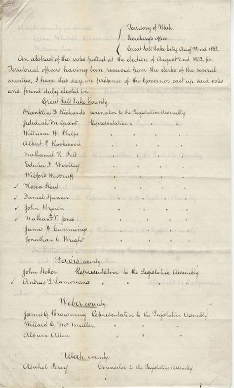 Utah’s Road to Statehood: Political Obstacles | Utah Division of