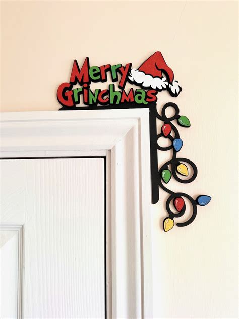 Grinch Christmas Door Corners Etsy Uk