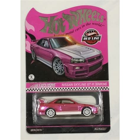 Hot Wheels Rlc Nissan Skyline Gt R Bnr Hot Wheels Rlc Pink Pink Nissan Skyline Pinky