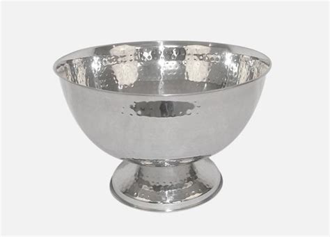 Polished Stainless Steel Arjun WCH 50 Punch Bowl Barware Size 33cm At