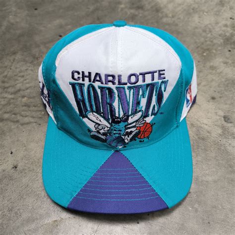 Logo Athletic × Nba × Vintage Vintage Hornets Snapback Hat Grailed