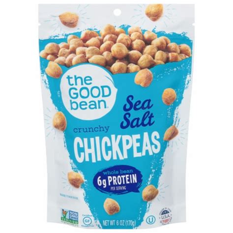 The Good Bean Gluten Free Sea Salt Crunchy Chickpeas Oz Smiths