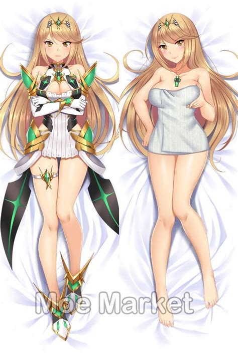 [fanart] Mythra Original Design Dakimakura by artist: YUJ [Xenoblade ...