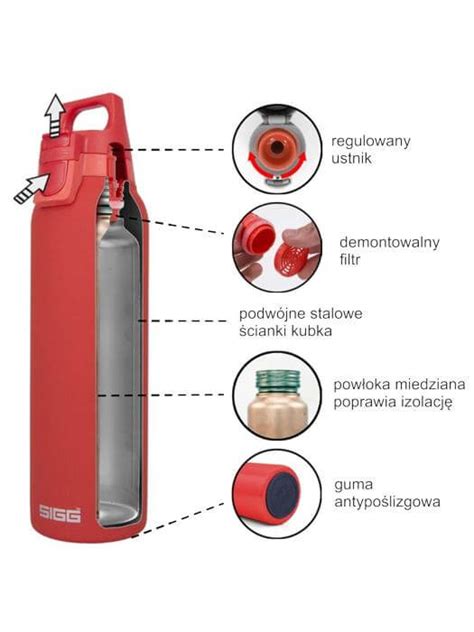 Termos Turystyczny 0 5l Thermo Flask Hot Cold ONE Leaf Green SIGG Sklep Campingshop Pl