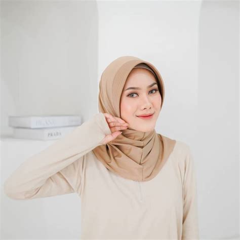 Bergo Sport Warna Moccacinno Warna Mocca Nude Mocca Kerudung Olahraga Lazada Indonesia