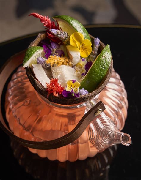 Boozy Tea | Aqimero by Chef Richard Sandoval